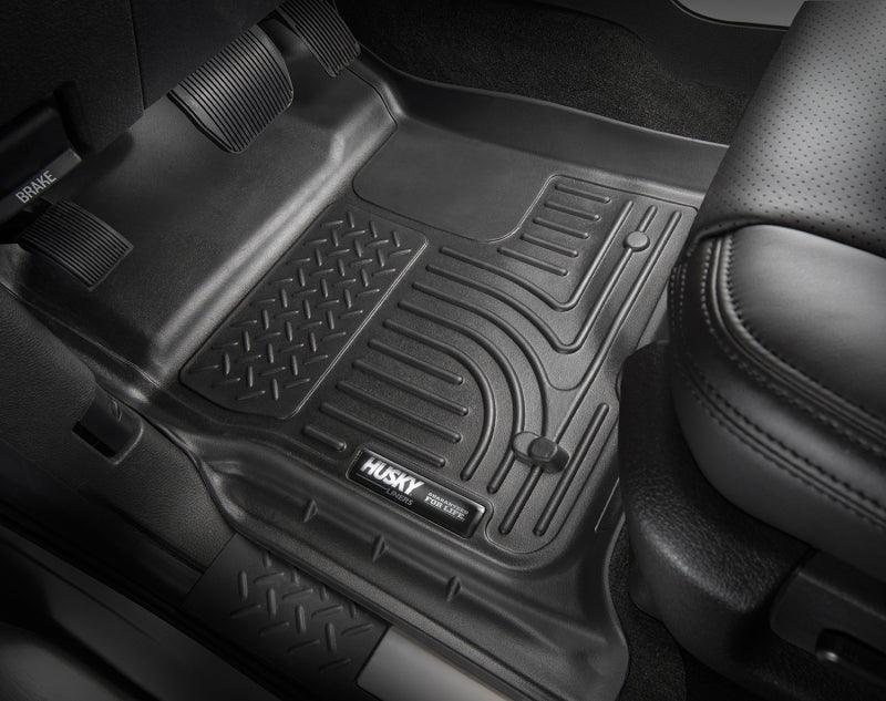 Husky Liners 21-23 Ford F-150 CC SC / 2017 Ford SD CC WeatherBeater Rear Floor Liners - Black - Jerry's Rodz