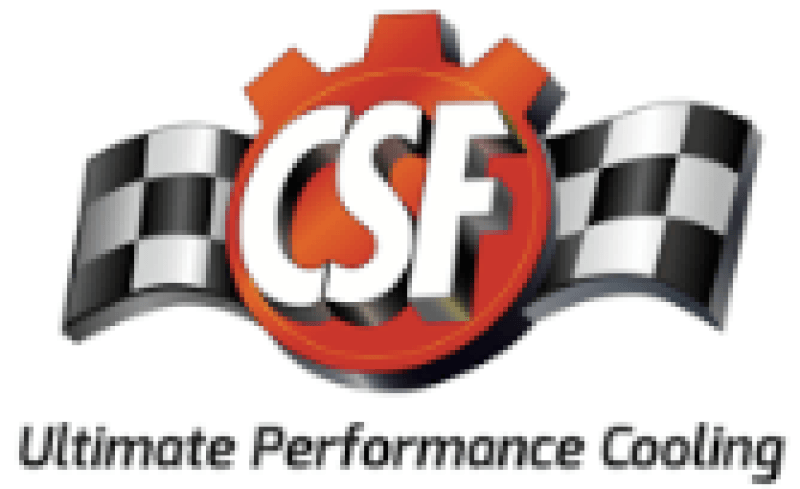 CSF Universal Half Radiator w/-16AN & Slip-On Fittings/12in SPAL Fan & Shroud - Jerry's Rodz