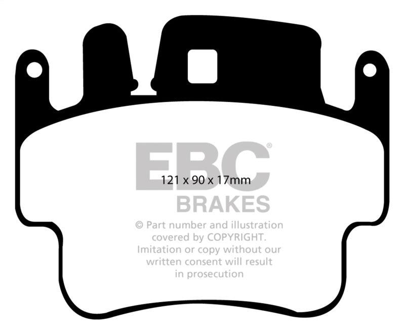 EBC 98-05 Porsche 911 (996) (Cast Iron Rotor only) 3.4 Carrera 2 Bluestuff Front Brake Pads - Jerry's Rodz