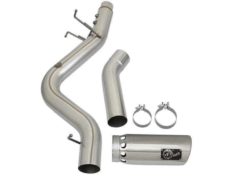 aFe LARGE BORE HD 5in 409-SS DPF-Back Exhaust w/Polished Tip 2017 GM Duramax V8-6.6L (td) L5P - Jerry's Rodz