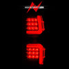 ANZO 15-19 Chevrolet Silverado 2500 HD/3500 HD LED Taillight w/ Sequential Black Housing/Smoke Lens - Jerry's Rodz