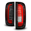 ANZO 15-21 GMC Canyon Full LED Taillights w/ Red Lightbar Black Housing/Clear Lens - Jerry's Rodz