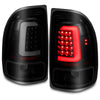 ANZO 1997-2004 Dodge Dakota LED Taillights Black Housing Smoke Lens Pair - Jerry's Rodz