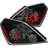 ANZO 2008-2013 Nissan Altima (2 Door ONLY) LED Taillights Black - Jerry's Rodz