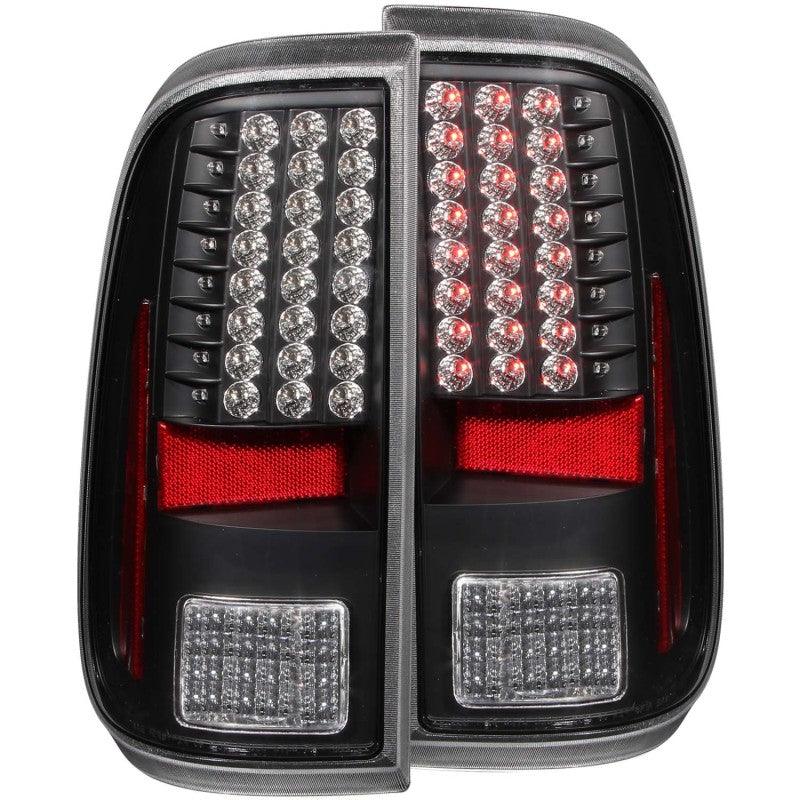 ANZO 2008-2015 Ford F-250 LED Taillights Black - Jerry's Rodz
