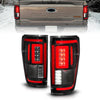 ANZO 21-23 Ford F-150 LED Taillights Seq. Signal w/BLIS Cover - Black Housing - Jerry's Rodz