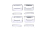 AVS 04-14 Ford F-150 (No Keypad/Passenger Keyhole) Door Handle Covers (4 Door) 8pc Set - Chrome - Jerry's Rodz