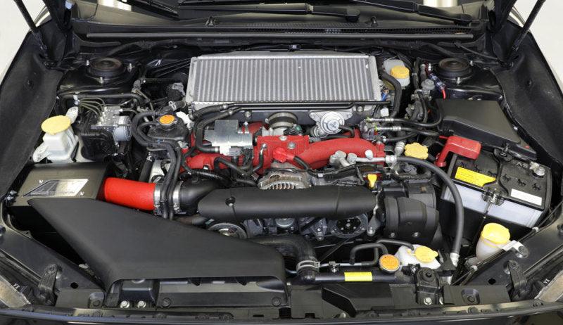 AEM 2018 Subaru WRX STI 2.5L H4 F/I Cold Air Intake System - Wrinkle Red - Jerry's Rodz
