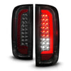 ANZO 15-21 Chevrolet Colorado Full LED Tail Lights w/ Red Lightbar Black Housing Smoke Lens - Jerry's Rodz