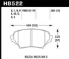 Hawk HP 06-10 Mazda Miata Mx-5 HP+ Street Front Brake Pads - Jerry's Rodz