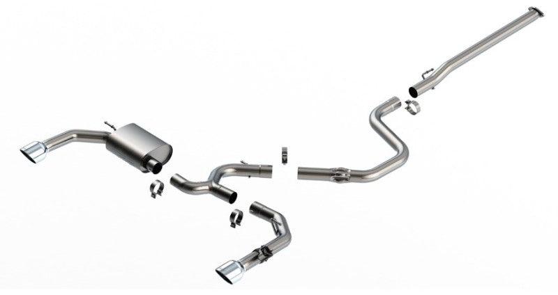 Borla 22-23 Hyundai Elantra N 2.0L 4 CYL. Turbo AT/MT ATAK Catback Exhaust Bright Chrome - Jerry's Rodz