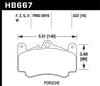 Hawk 02-05 Porsche 911 Carrera 4 Turbo Look/Carrera 4S Front DTC-60 Brake Pads - Jerry's Rodz