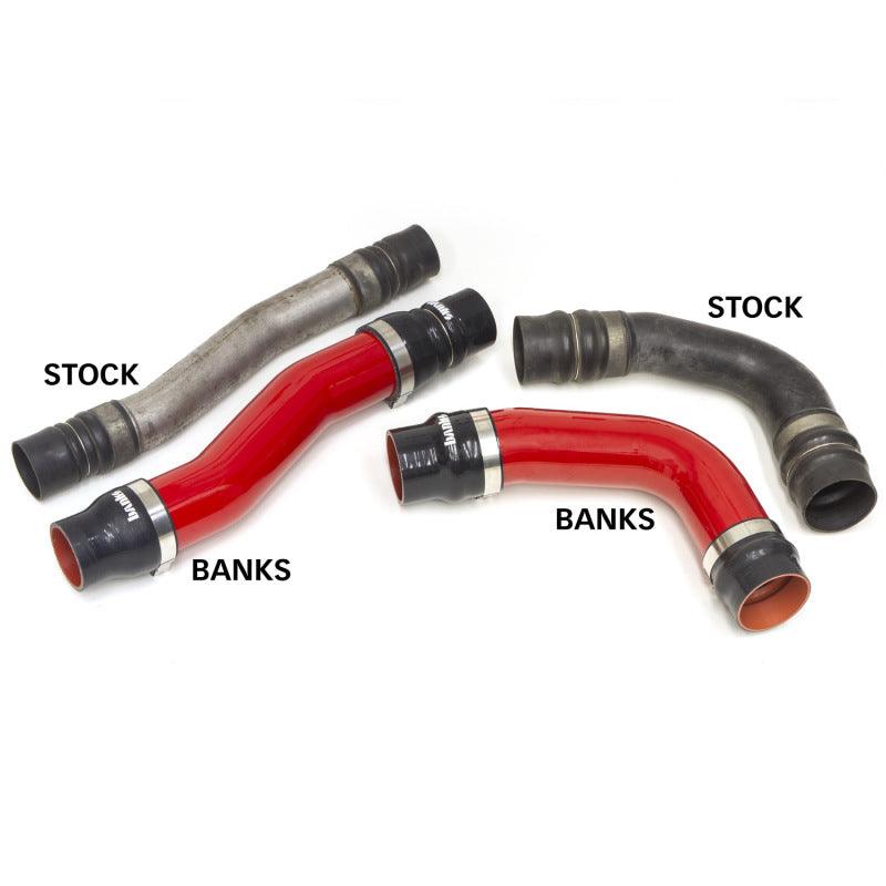 Banks 10-12 Ram 6.7L Diesel OEM Replacement Cold Boost Tubes - Red - Jerry's Rodz