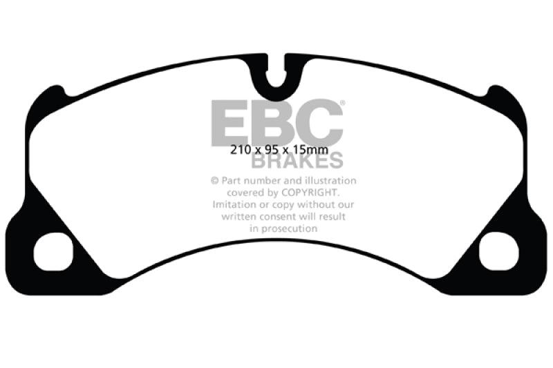 EBC 10+ Porsche Cayenne 3.0 Supercharged Hybrid Bluestuff Front Brake Pads - Jerry's Rodz