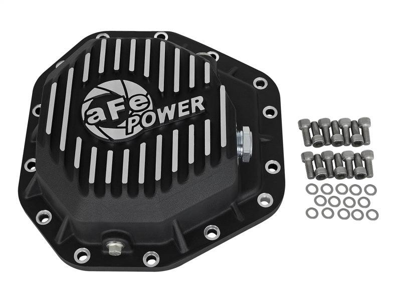 aFe Power Pro Ser Rear Diff Cover Black w/Mach Fins 2017 Ford Diesel Trucks V8-6.7L(td) Dana M275-14 - Jerry's Rodz