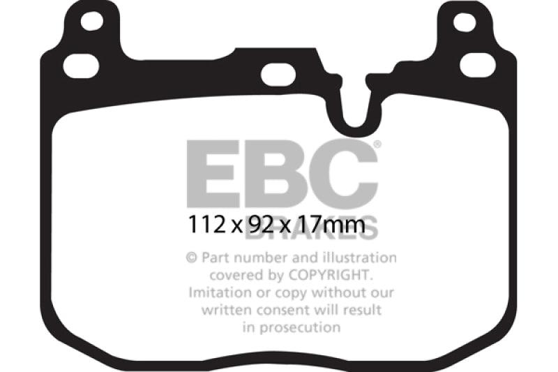 EBC 2017+ BMW M240 Coupe Bluestuff Front Brake Pads - Jerry's Rodz