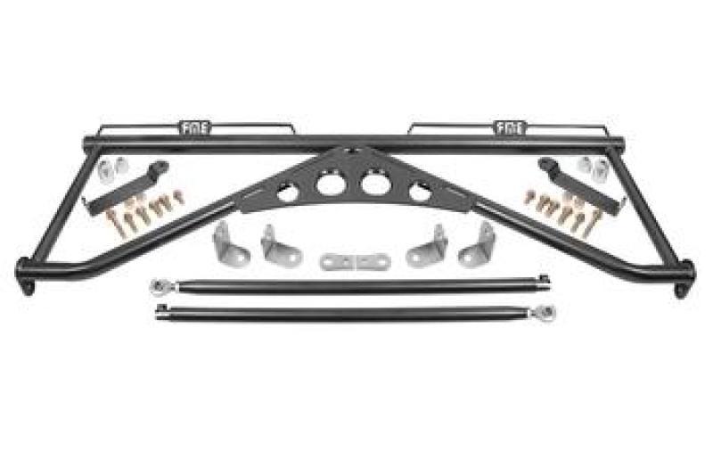 BMR 15-20 Ford Mustang Harness Bar - Black Hammertone - Jerry's Rodz