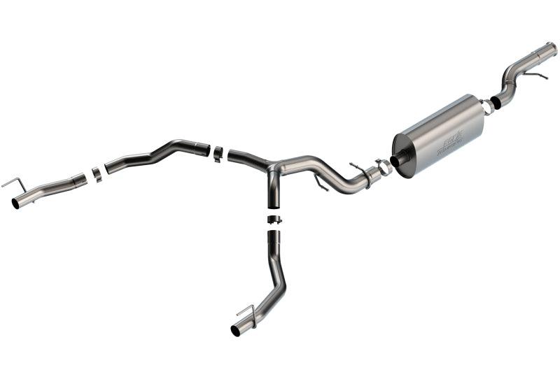 Borla 21-22 Cadillac Escalade 6.2L V8 2/4WD 4DR Touring Cat-Back Exhaust w/ Factory Bezel Tips - Jerry's Rodz