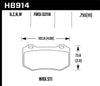 Hawk 2018 Subaru WRX STI DTC-30 Rear Brake Pads - Jerry's Rodz