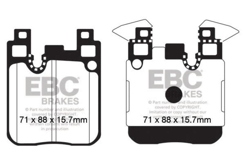 EBC 13-18 BMW 335i (F30) Bluestuff Rear Brake Pads - Jerry's Rodz