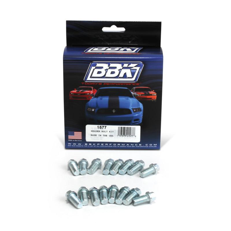BBK Ford SBF 302 351W Exhaust Header Bolt Kit - 3/8-16 0.75in (16) - Jerry's Rodz