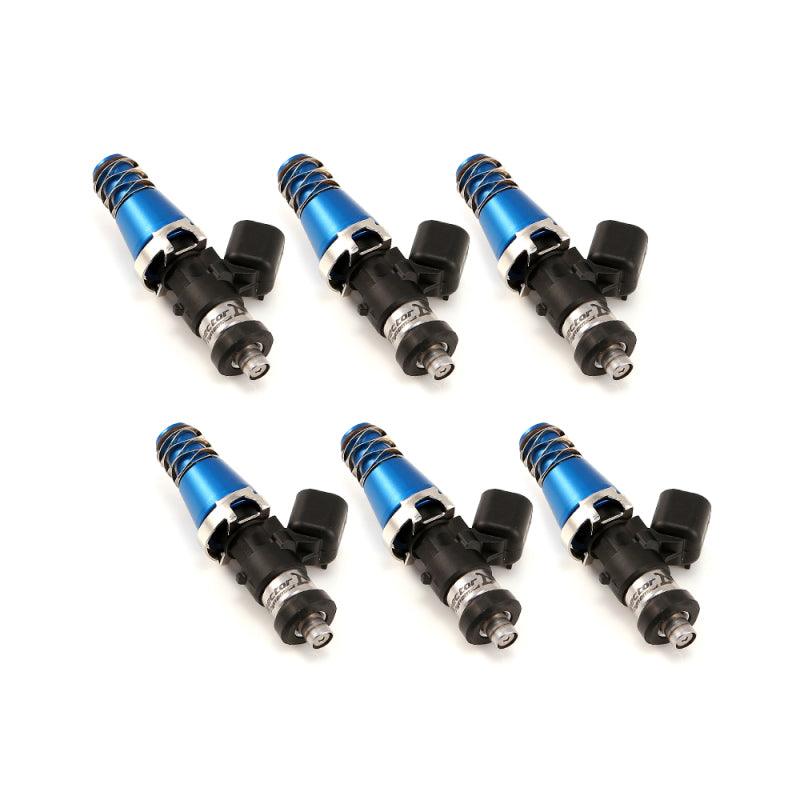 Injector Dynamics 1700cc Injectors - 60mm Length - 11mm Blue Top - Denso Lower Cushion (Set of 6) - Jerry's Rodz