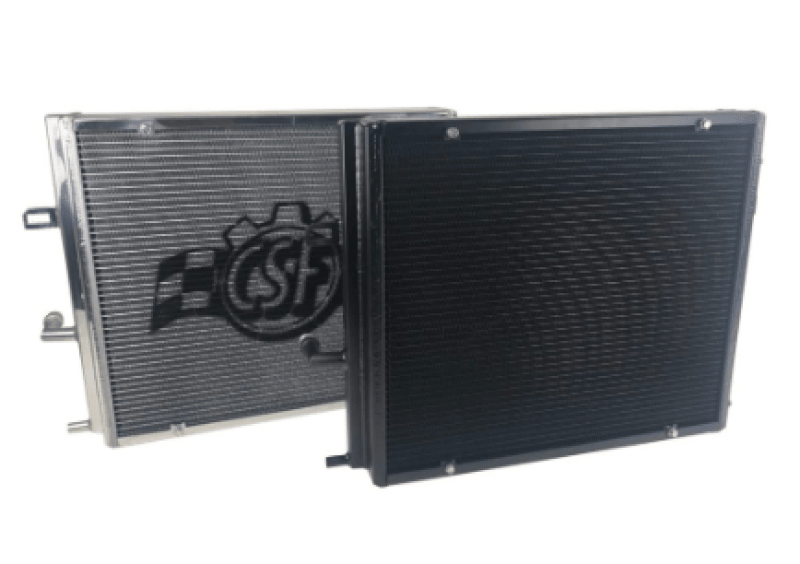 CSF BMW B58/B48 Front Mount Triple-Pass Heat Exchanger w/Rock Guard - Black - Jerry's Rodz