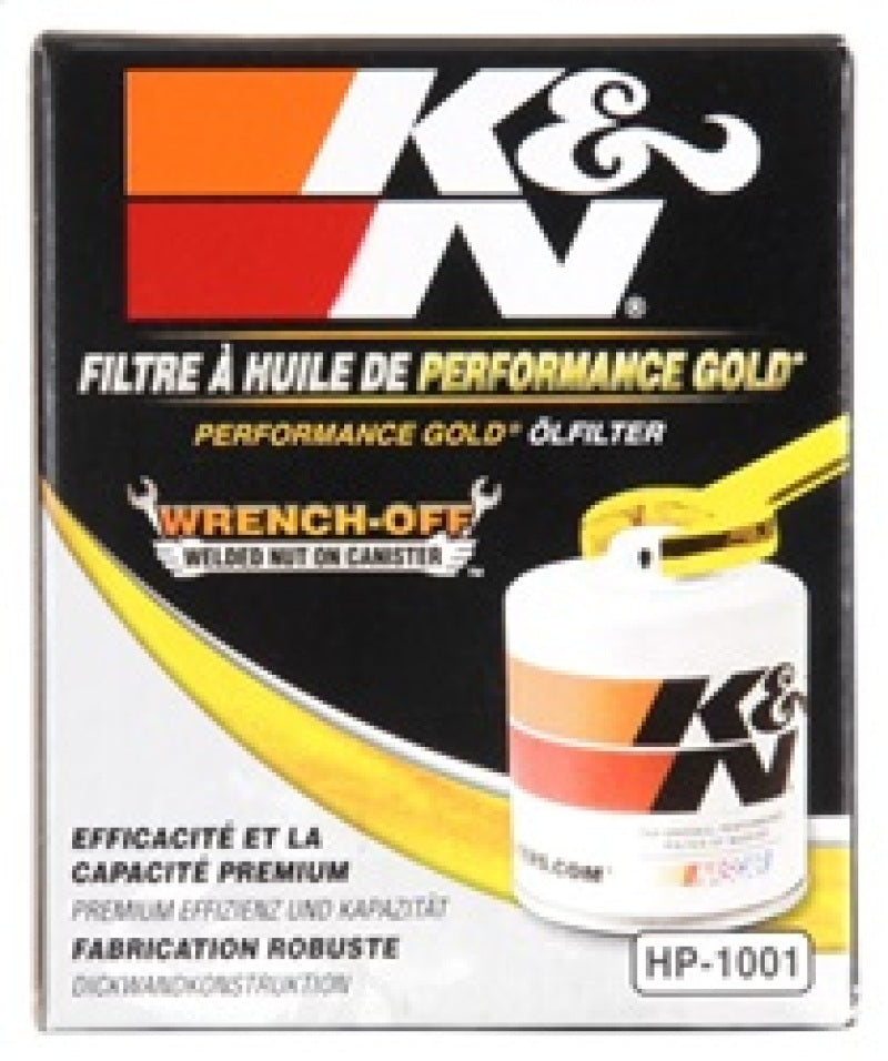 K&N Chevy / Pontiac / GMC / Buick Performance Gold Oil Filter