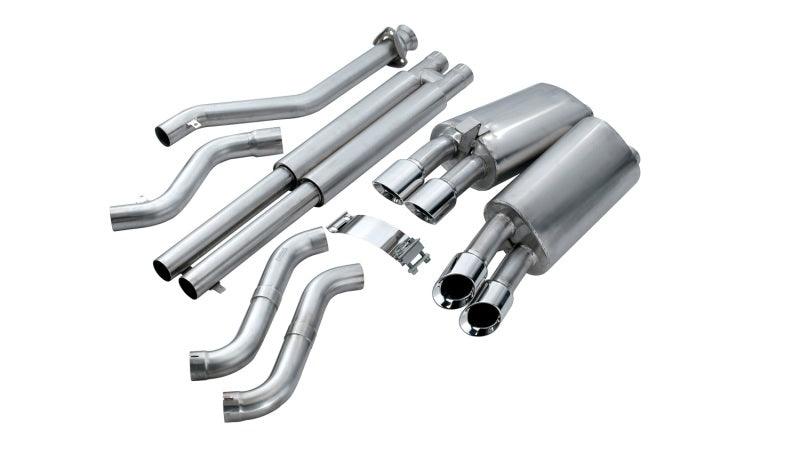 Corsa 92-95 Chevrolet Corvette C4 5.7L V8 LT1 Sport Cat-Back Exhaust w/ Twin 3.5in Polished Tips - Jerry's Rodz