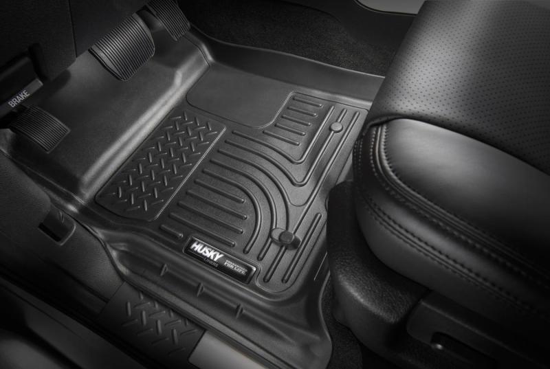 Husky Liners 2016 Honda Pilot WeatherBeater Front Black Floor Liners - Jerry's Rodz