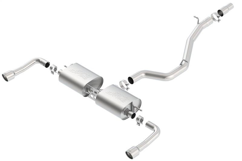 Borla 14-16 Audi A3 Quattro 2.0L Turbo AT/MT RWD 4DR S-Type Cat-Back Exhaust Single Split Rear Exit - Jerry's Rodz