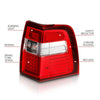 ANZO 07-17 For Expedition LED Taillights w/ Light Bar Chrome Housing Red/Clear Lens - Jerry's Rodz