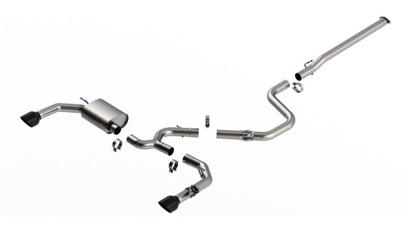 Borla 22-23 Hyundai Elantra N 2.0L 4 CYL. Turbo AT/MT ATAK Catback Exhaust Black Chrome - Jerry's Rodz