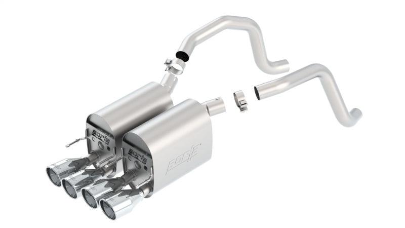 Borla 05-08 Corvette Coupe/Conv 6.0L/6.2L 8cyl 6spd RWD Touring SS Exhaust (rear section only) - Jerry's Rodz