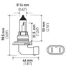 Hella 9006 12V 55W Halogen Bulb - Jerry's Rodz