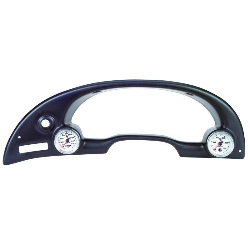 Autometer 94-00 Ford Mustang 52mm Black Dual Instrument Cluster Bezel - Jerry's Rodz