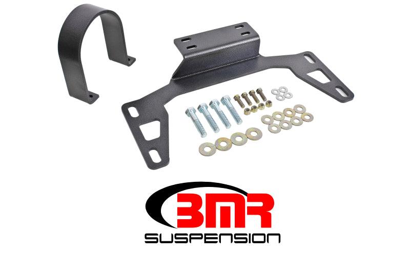 BMR 11-14 S197 Mustang Front Driveshaft Safety Loop - Black Hammertone - Jerry's Rodz