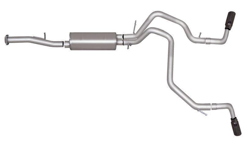 Gibson 07-12 Chevrolet Avalanche LS 5.3L 2.25in Cat-Back Dual Extreme Exhaust - Aluminized - Jerry's Rodz