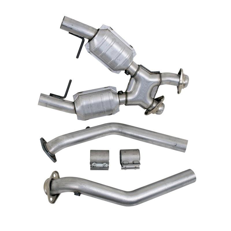 BBK 96-98 Mustang 4.6 GT High Flow X Pipe With Catalytic Converters - 2-1/2 - Jerry's Rodz