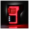 Spyder 15-18 Ford F-150 LED Tail Lights (w/Blind Spot) - Red Clear (ALT-YD-FF15015BS-LBLED-RC)