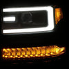 ANZO 16-17 Chevy Silverado 1500 Prjctr. Headlight Plank Styl. w/Amber (Only Work w/HID Equip. Truck) - Jerry's Rodz