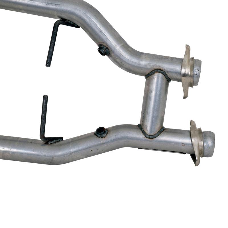 BBK 96-04 Mustang 4.6 GT / Cobra Short Mid H Pipe w Catalytic Converters 2-1/2 For Long Tube Headers - Jerry's Rodz