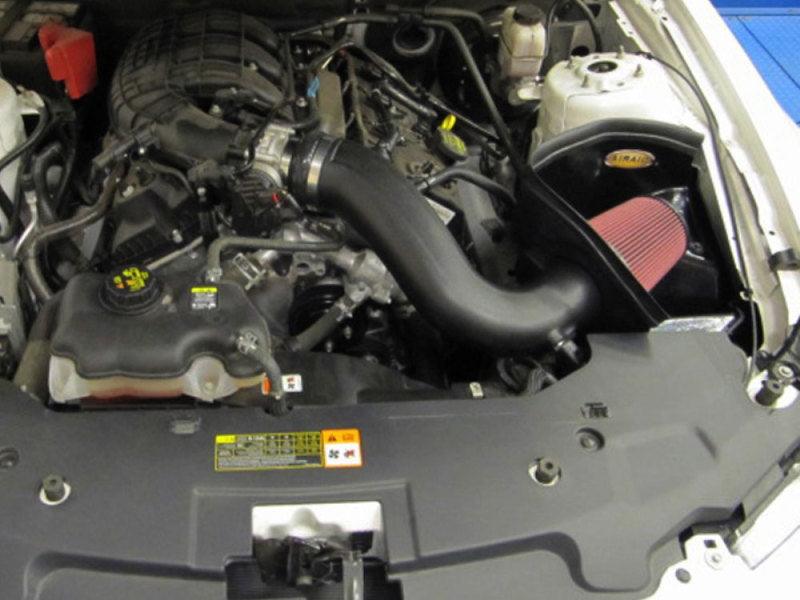 Airaid 11-14 Ford Mustang 3.7L V6 MXP Intake System w/ Tube (Dry / Red Media) - Jerry's Rodz