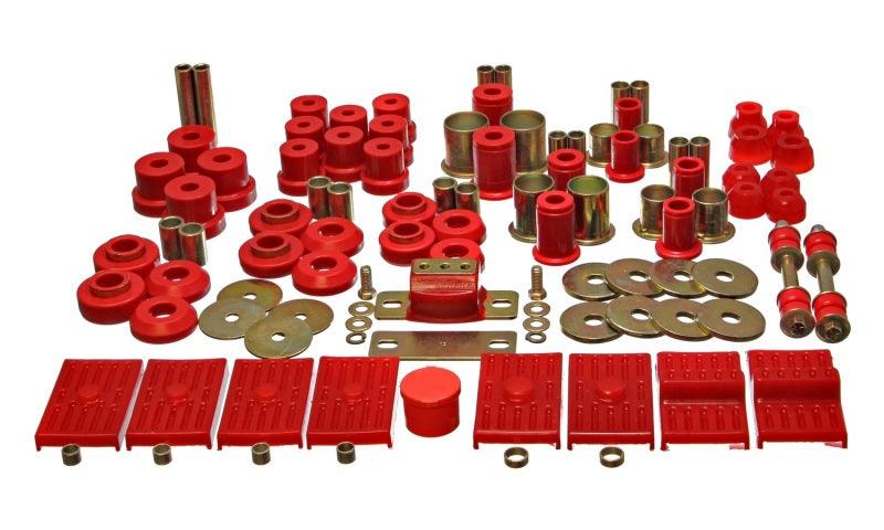 Energy Suspension 76-79 Firebird / 75-79 Nova Red Hyper-flex Master Bushing Set - Jerry's Rodz