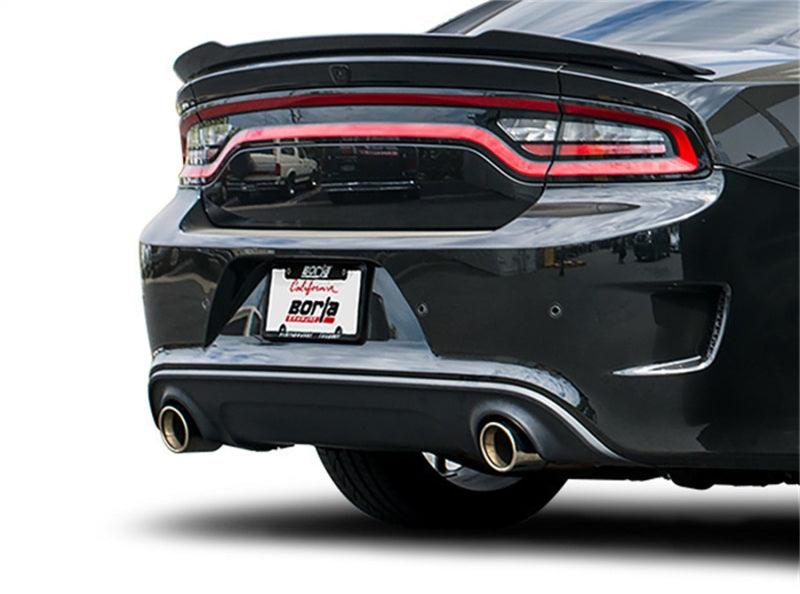 Borla 15-16 Dodge Charger Hellcat 6.2L V8 ATAK Catback Exhaust w/ Valves No Tips Factory Valance - Jerry's Rodz