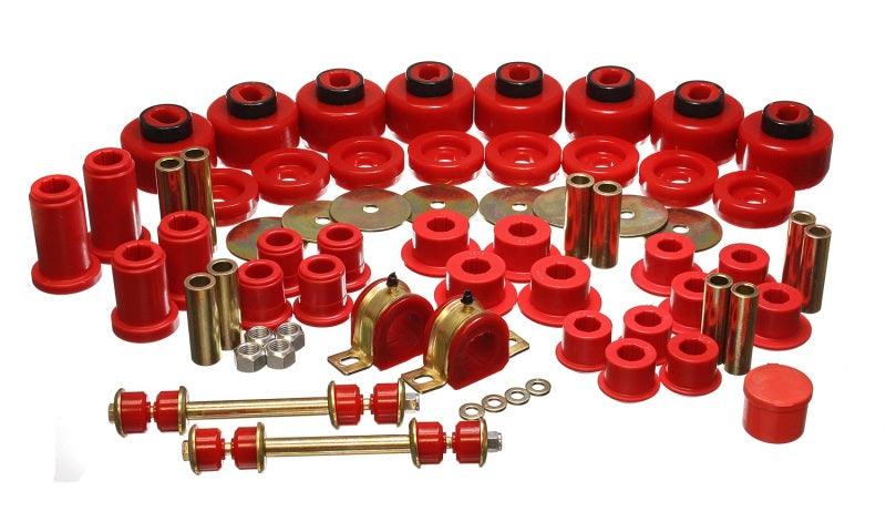 Energy Suspension 01-06 Chevy Silverado 4WD Red Hyper-flex Master Bushing Set - Jerry's Rodz