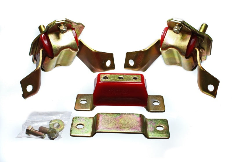 Energy Suspension 84-95 Ford Mustang 5.0 (302c.i.) V8 Red Motor & Transmission Mount Set