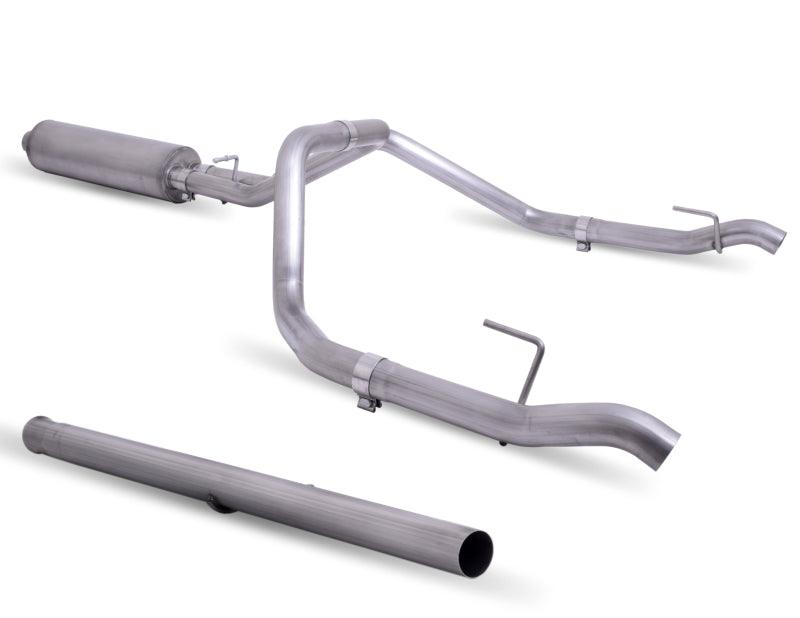 Gibson 19-22 GMC Sierra 1500 Denali 5.3L 3in/2.5in Cat-Back Dual Split Exhaust - Stainless - Jerry's Rodz