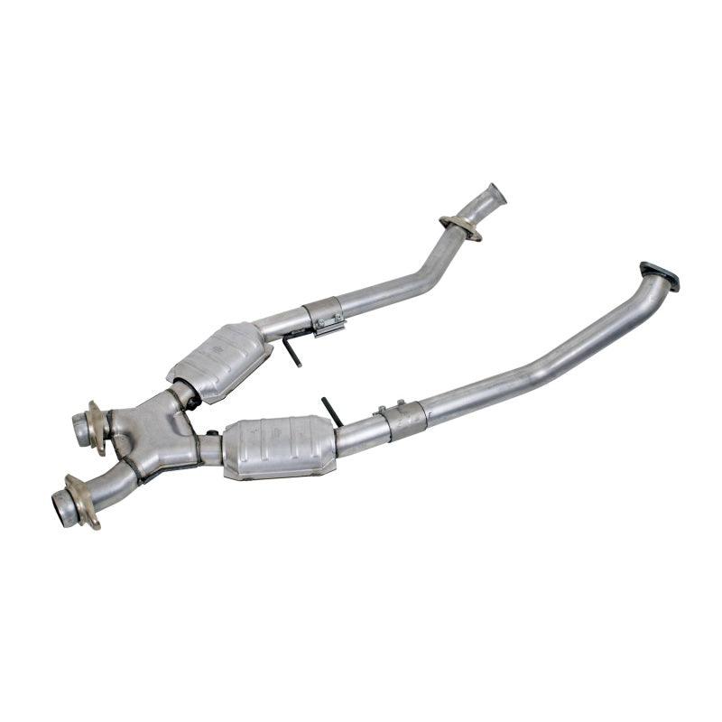 BBK 96-98 Mustang 4.6 GT High Flow X Pipe With Catalytic Converters - 2-1/2 - Jerry's Rodz