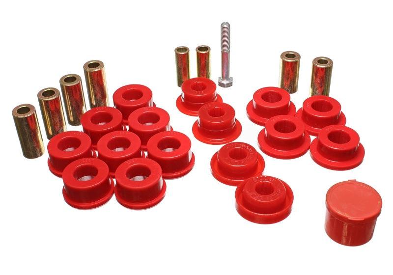 Energy Suspension Control Arm Bushings - Front - Red - Jerry's Rodz